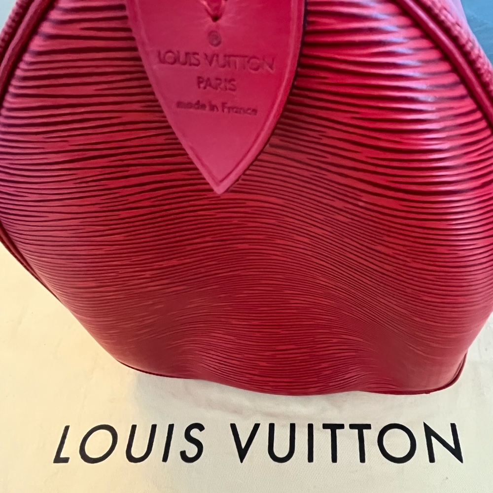 Louis Vuitton Speedy Epi 30 - Red - Picture 4 of 16